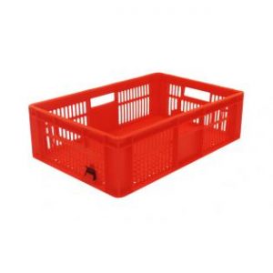 Ventilated Euro Container - 600x400x175mm (Red)