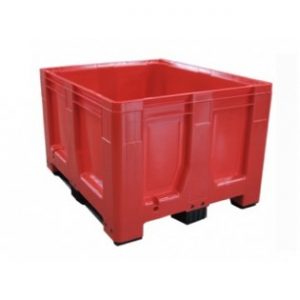 bulk container pallet box runners heavy duty www.storageflow.co.uk storage flow red