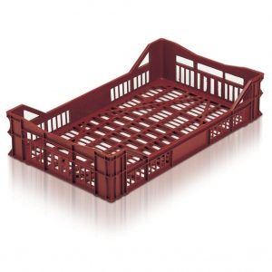 confectionery tray catering bakery goods distribution food safe polypropylene plastic reusable rtp storage flow brown bread
