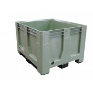schoeller lid storage flow www.storageflow.co.uk recyclable food safe storage bulk container pallet box moulded green