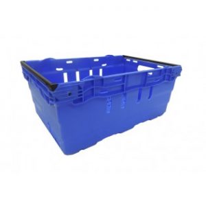 nesting container tray catering bakery goods distribution food safe polypropylene plastic reusable rtp storage flow stack nest