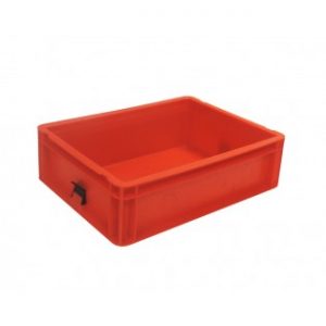 profile handles nesting high value clothing secure box automotive groceries goods distribution food safe polypropylene plastic reusable rtp storage flow stack nesting baskets distribution black recycled nesting euro stacker stacking container