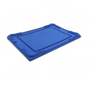 handholds nesting container tray catering bakery goods distribution food safe polypropylene plastic reusable rtp storage flow stack nest 180 distribution blue